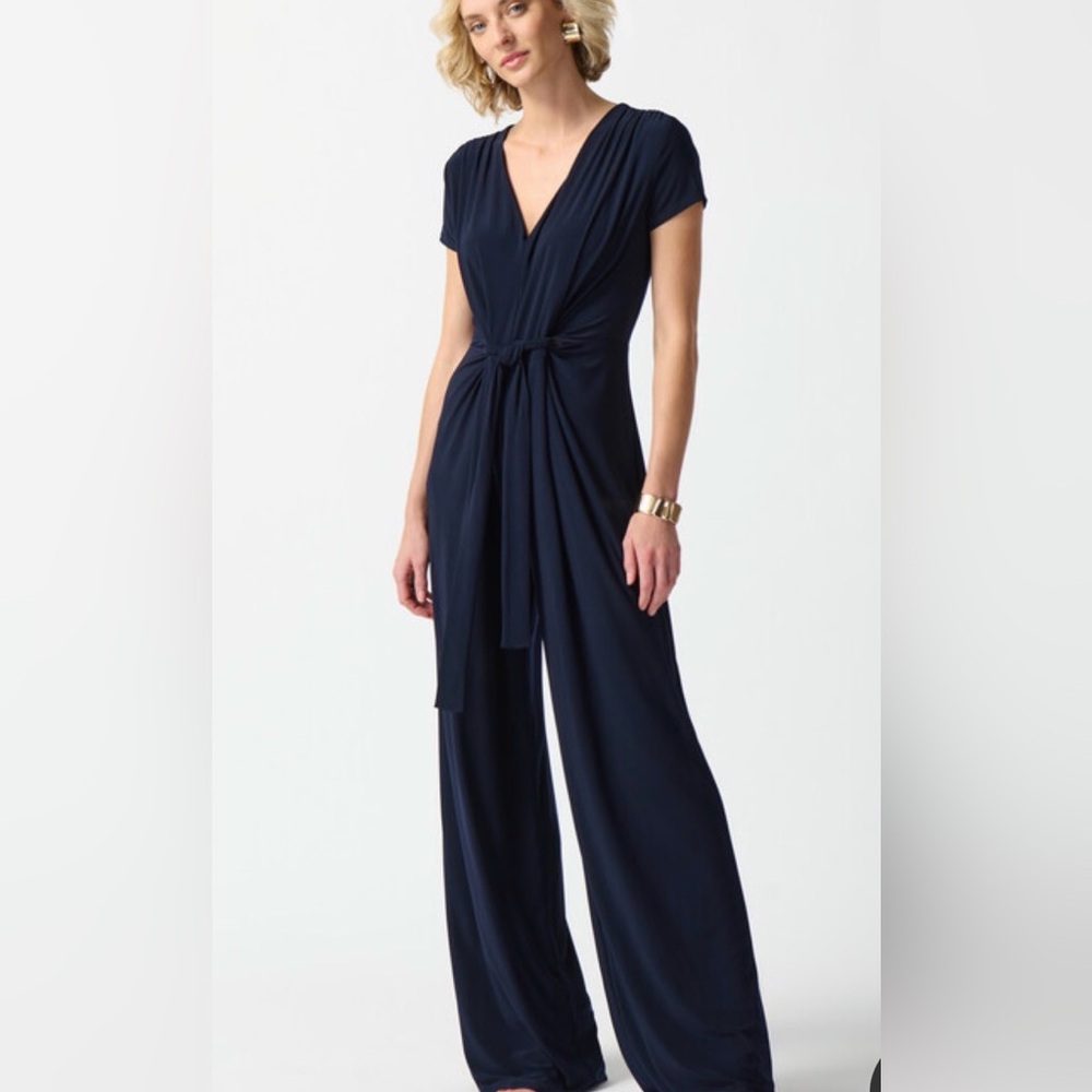 Elegant Navy Blue Women's Jumpsuit